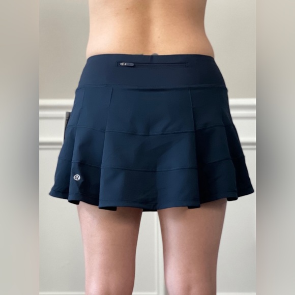 Lululemon - Pace Rival Mide-Rise Skirt -Size:6 Color: TRNV-Liner Inseam Is 3.5”. - Picture 4 of 6
